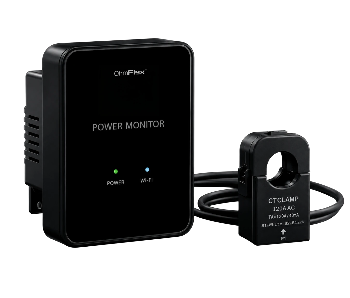 OhmFlex Power Monitor and CT clamp